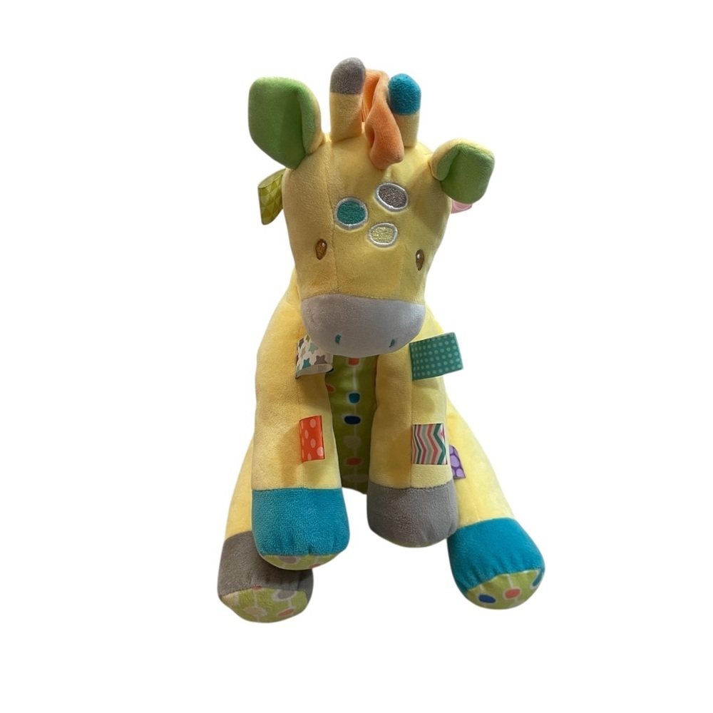 Mary Meyer Baby TaGgies Retired Sensory Yellow Giraffe Plush Stuffed Animal Toy